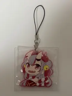 ホロライブ　百鬼あやめ　ラバーキーホルダー　ラバキー