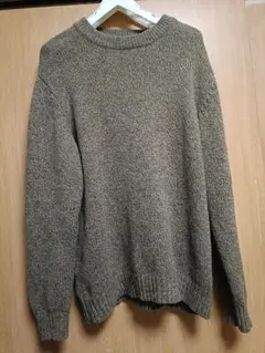 L.L.Bean 100%ラムウール クルーネックセーター　古着 90s