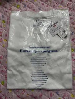 ユニクロ PEACE FOR ALL Tシャツ 白 山中伸弥
