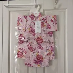 ハローキティ キッズ甚平 90cm