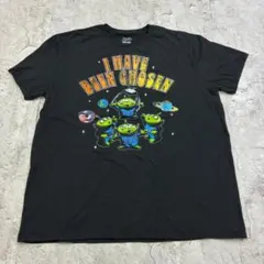 い*き様 トイストーリー　リトルグリーンメン　Tシャツ　XL　ブラック　プリント
