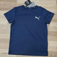 Puma ネイビー Tシャツ 160サイズ　ゲームシャツ