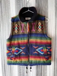 MALANKA カラフル刺繍ベスト