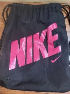 NIKE ナップサック ブラック ピンクのサムネイル