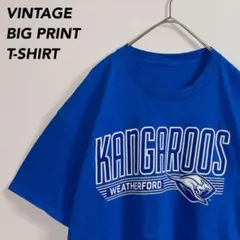 《ビッグプリント》海外古着　チームTシャツ　半袖