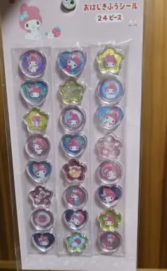 My Melody サンリオ　マイメロ　おはじきふうシール