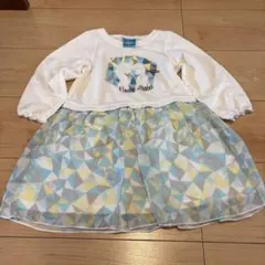 ディズニー★アナ＆エルサ★長袖ワンピース 90cm