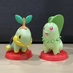 ポケットモンスター　チョコエッグ　旅立ちの3匹 チコリータ　ナエトル