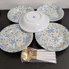 BIYO CHINA 美濃焼 カレー皿 スプーン セット
