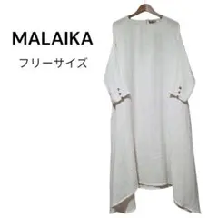 MALAIKA ワンピース ホワイト インド製のサムネイル