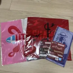 【未開封】ワンピース　一番くじ　赤髪海賊団　ハンカチアソート　3種セット