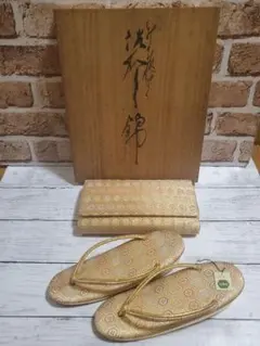 佐賀錦 和装用バッグ 草履セット