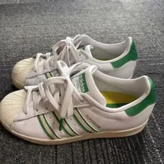 adidas Superstar ホワイト/グリーン