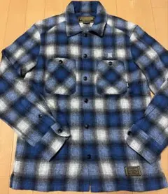美品　neighborhood オンブレ　チェック　シャツ　S