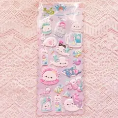 あざらし　ぷっくりシール　ぷにぷに　3D　マシュマロシール　水族館