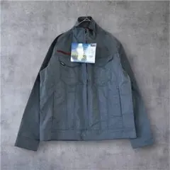 【ジーベック】ストレッチ長袖ブルゾン ワークウェア 作業着 メンズ 伸縮 L