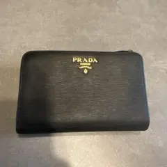 PRADA エピレザー 長財布 ブラック