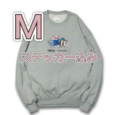 VR × nqrse × HAPPY CREWNECK / GRAY Mサイズ