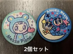 ナルミヤキャラクターズ 刺繍缶バッチ ブルーベリエちゃん ナカムラくん