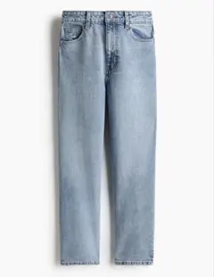 H&M マムスリムハイウエストアンクルデニム デニム ライトブルー