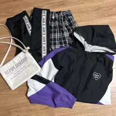 女の子　まとめ売り　150 ウィンドブレーカー　ショートパンツ