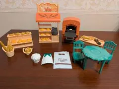 【シルバニアファミリー】こんがりオーブン！はじめてのパン屋さんセット＆テーブル