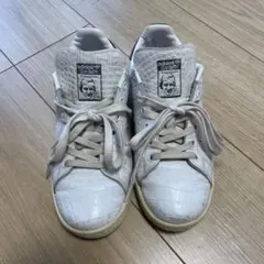 煮*華様 adidas Stan Smith ホワイトレザー スニーカー