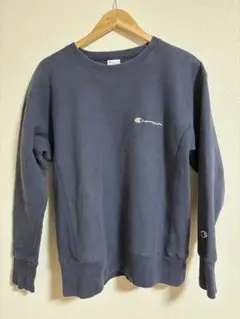 Champion リバースウィーブ　スウェット　ネイビー　ナス紺色　フェード