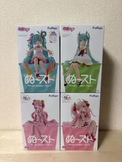 【未開封】初音ミク ぬーどるストッパーフィギュア 4種セット