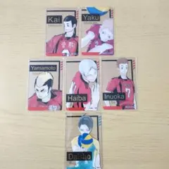 ハイキュー ファンパーク 箔押しクリアカードコレクション 6枚セット