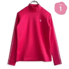 459 パーリーゲイツ 長袖モックネック ピンク 日本製 レディース 1 M