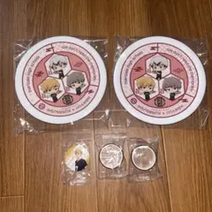 ハイキュー くら寿司 オリジナル寿司皿 缶バッジ マスキングテープ 稲荷崎高校