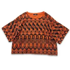 Stussy　半袖　Tシャツ　総柄　日本製　М　綿　プルオーバー　アメカジ　古着のサムネイル