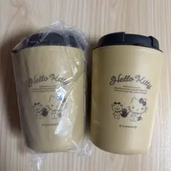 ハローキティ プラスチックカップ ベージュ