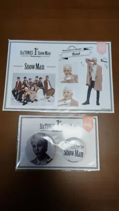 Snow Man ラウール 缶バッチ&ステッカー