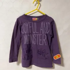 JOYFUL AND MONSTER 長袖カットソー パープル 110cm
