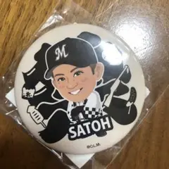 千葉ロッテマリーンズ　佐藤都志也　缶バッチ