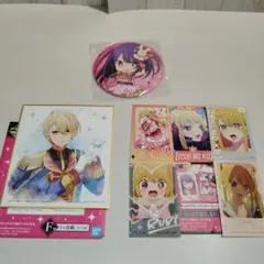 推しの子 缶バッジ ミニ色紙 ホログラムステッカーセット アイ アクア ルビー