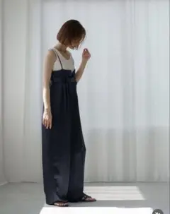 【新品】MELT MODE STUDIO ウォッシャブルサスペンダーパンツ　黒 新品】MELT MODE STUDIO ウォッシャブルサスペンダーパンツ 黒 - メルカリ