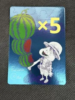 ナツコミ 2026 メタキラカード ONE PIECE ワンピース 5枚セットのサムネイル