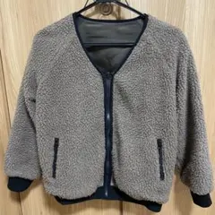 ボア ジップアップ リバーシブルジャケット