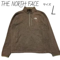 訳あり　ノースフェイス　ハーフジップ　フリースジャケット　サイズL