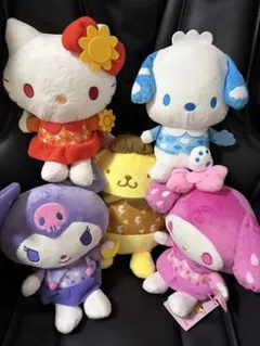 新品タグ付 サンリオキャラクターズ お天気ちょいデカドール 5点セット