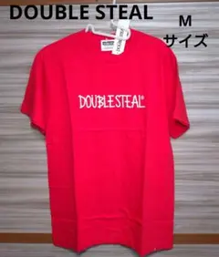 DOUBLE STEAL ロゴ Tシャツ レッド