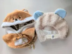 ぬい服 2点セット 20cm(わんこ・くまみみ)のサムネイル