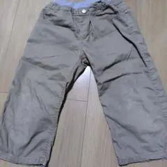 ベージュ ハーフパンツ ゴム入りウエスト １３０　男の子