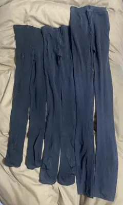 使用済み　黒タイツ・レギンス　3足