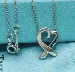 極美品✨ ティファニー ネックレス ラビングハート パロマピカソAG925