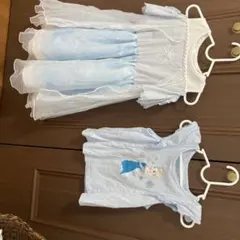 【再掲示　専用】エルサのドレス110 とTシャツ100 のセット