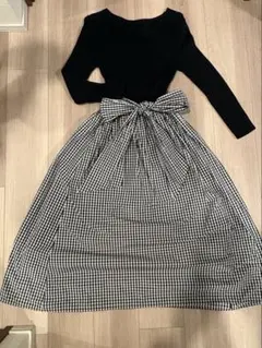 UNIVERVAL MUSE ギンガムチェックワンピ